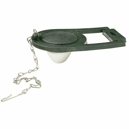 ALL-SOURCE Crane 2 In. Toilet Flapper with Foam Float And Stainless Steel Chain 455202